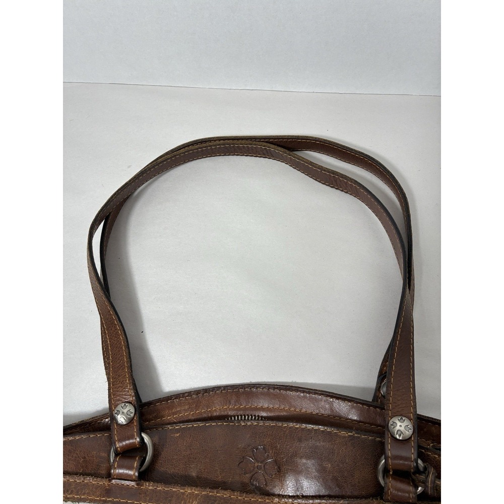 Patricia Nash Floral Mini Tote in Brown and Cream - Picture 12 of 14